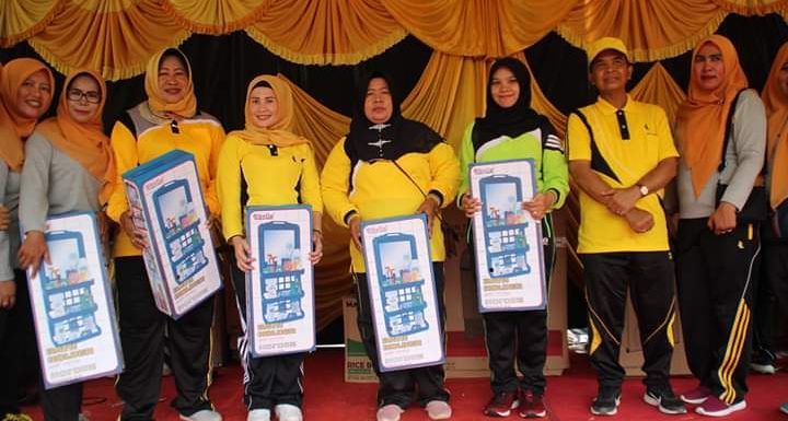 Meriah HUT PGRI Dan HGN Ke 74 Di Labuhanbatu 