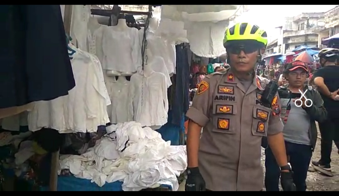 Patroli Terminal Angkot dan Pasar Monza Jelang Nataru