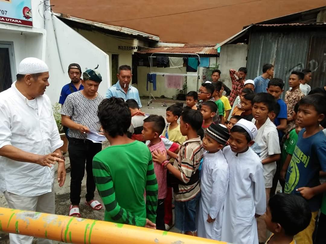 Pewarta  Berbagi Bersama 100 Anak Yatim