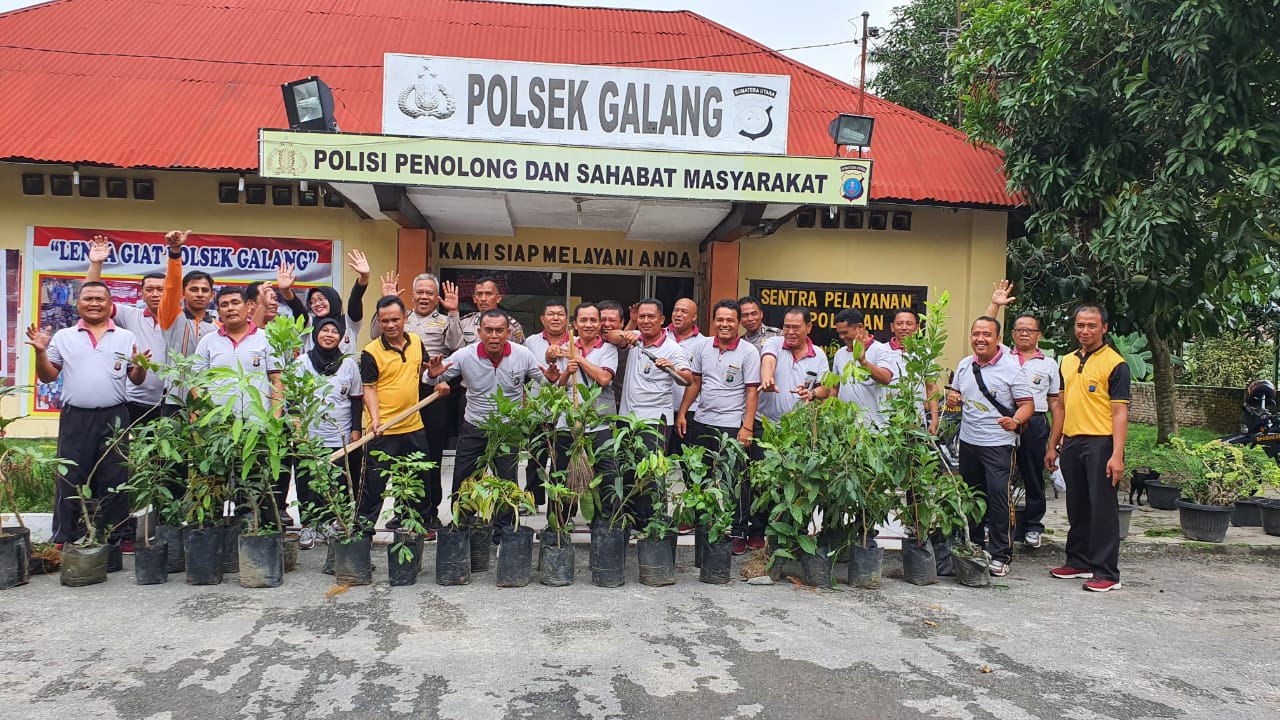 Polres Deli Serdang Peduli Lingkungan