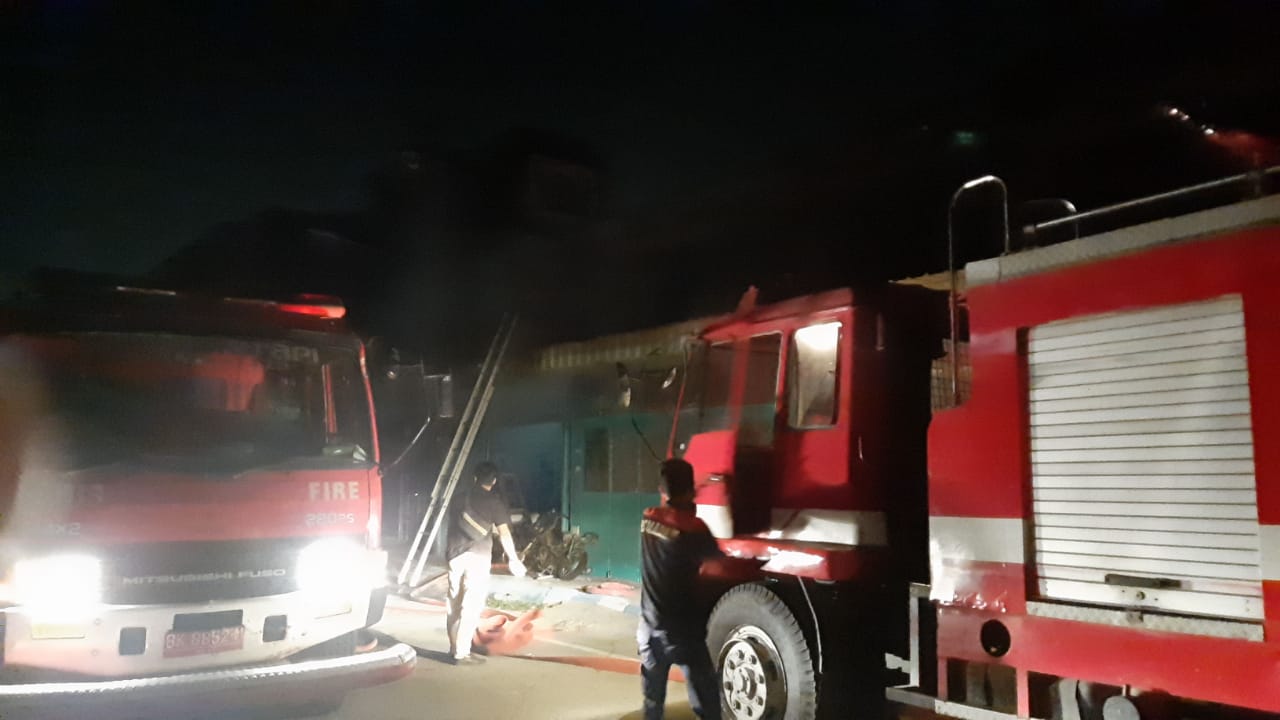 Kebakaran,  Dua Orang Kakek Nenek Tewas Terpanggang