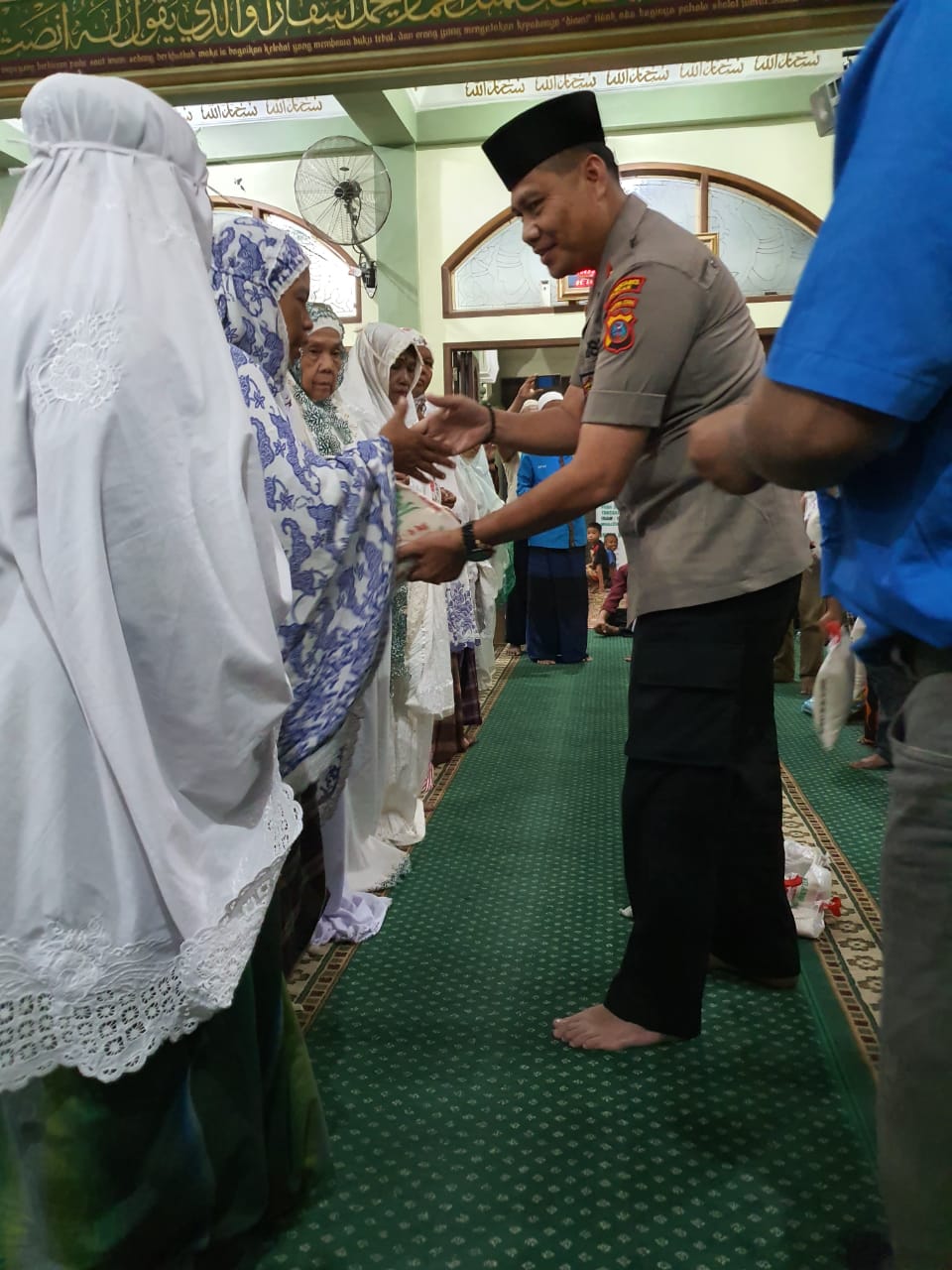 Kompol Faidir Giat Subuh Berjamaah di Mesjid Al Falah