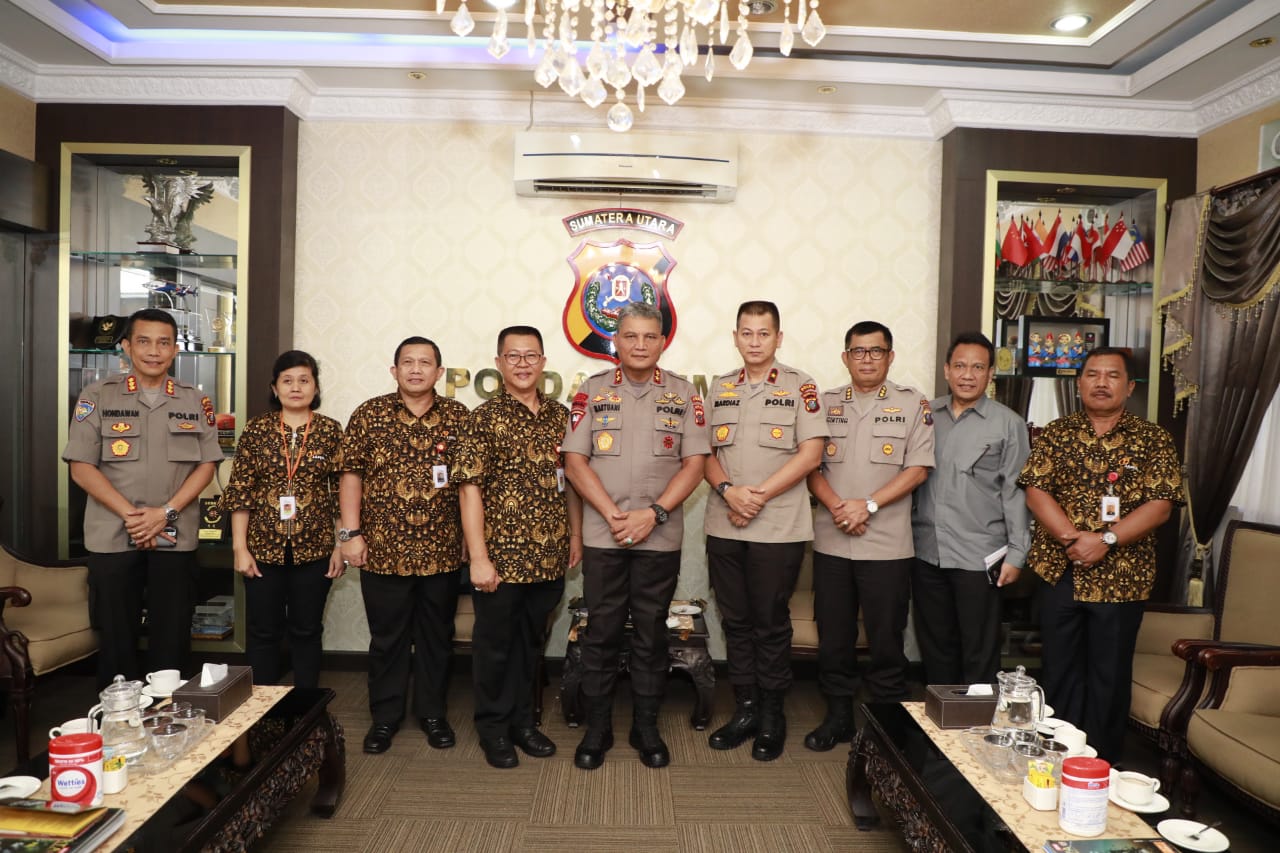 Pimpinan PT.Indojaya Agrinusa Japfa Comfeed Sumatera berkunjung ke Poldasu