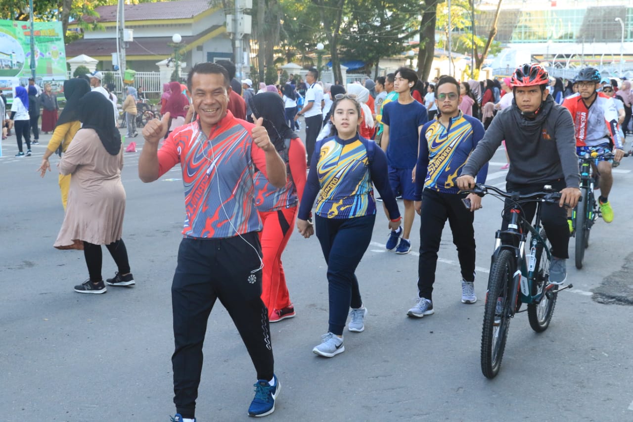 Car Free Day Disambut Antusias Ribuan Warga Medan