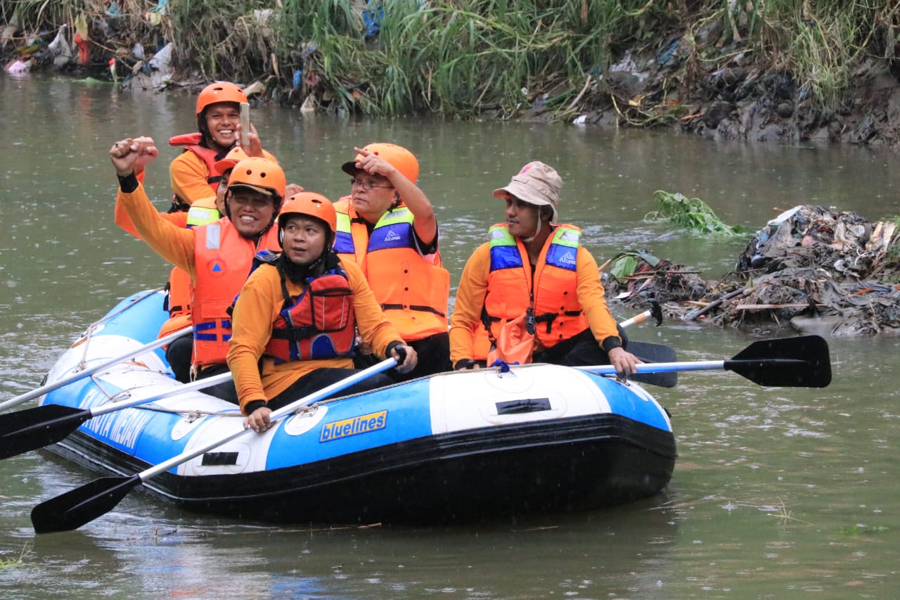 Pemko Medan & Forkopimda Susur & Bersih Bersih Sungai Deli