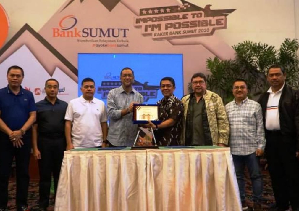 PT Bank Sumut dan BNN Mou Cegah Obat Terlarang, Dirut Budi : Tingkat Etos Kerja