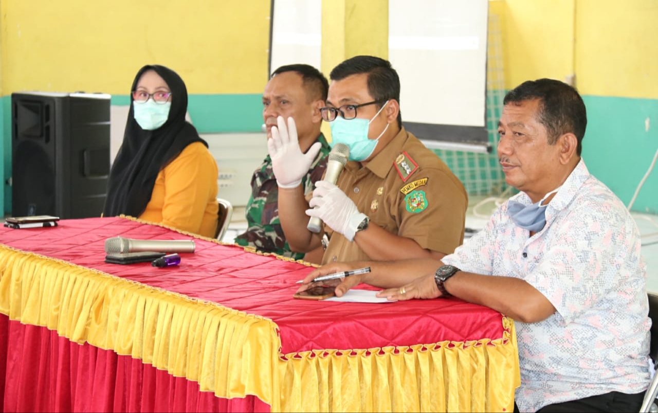 Camat Medan Tuntungan Gelar Sosialisasi Panduan Protokol Pengurusan Jenazah Pasien Covid-19