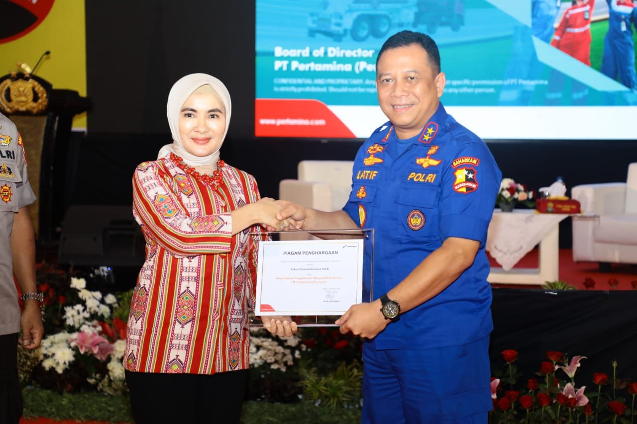 PT Pertamina Apresiasi Korps Korpolairud Baharkam Polri