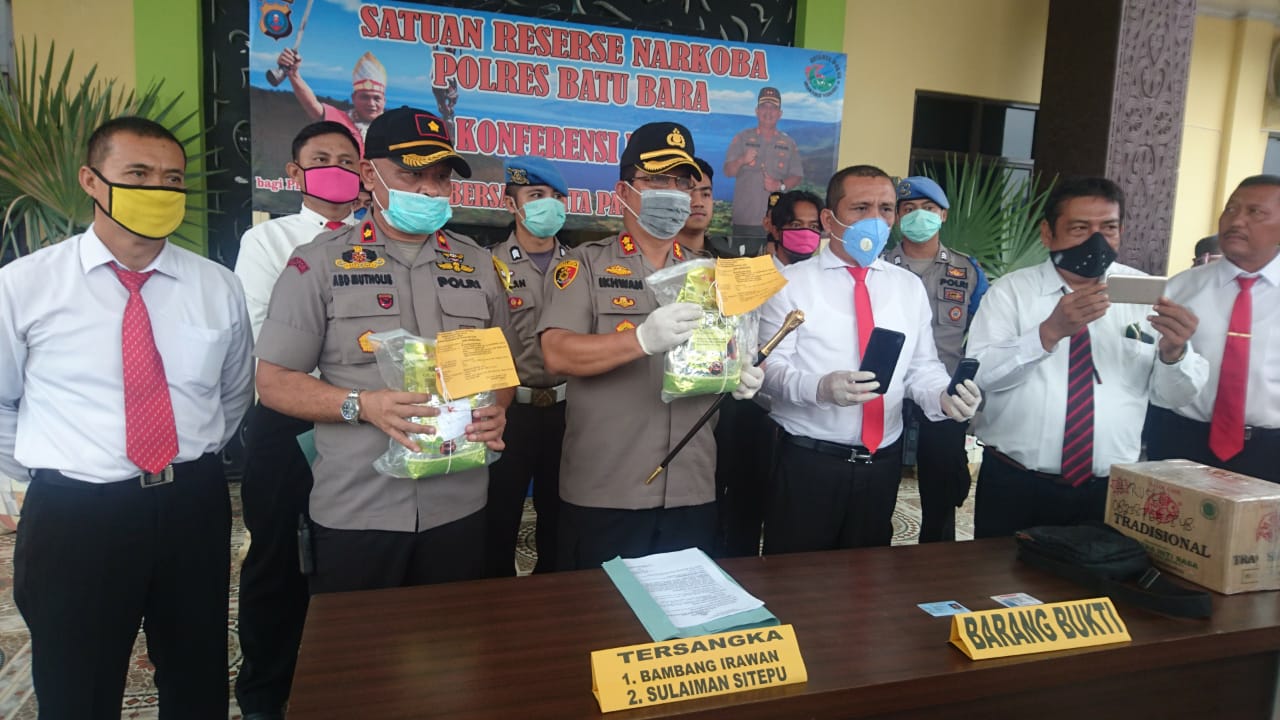 Polres Batubara Ringkus BD Sabu Dengan Barbut 2 Kg Sabu