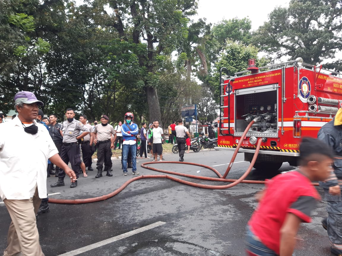 Tabung Gas Bocor, 3 Unit Bangunan Terbakar 1 Orang Alami Luka Bakar