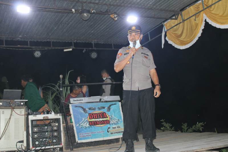 Tindaklanjut Maklumat Kapolri, Kapolres Sergai Bubarkan Hiburan Organ Tunggal