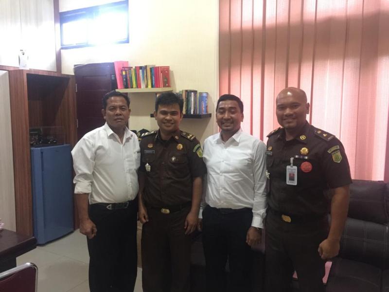 Kasat Reskrim Polresta Deli Serdang Silaturahmi ke Kejari Deli Serdang