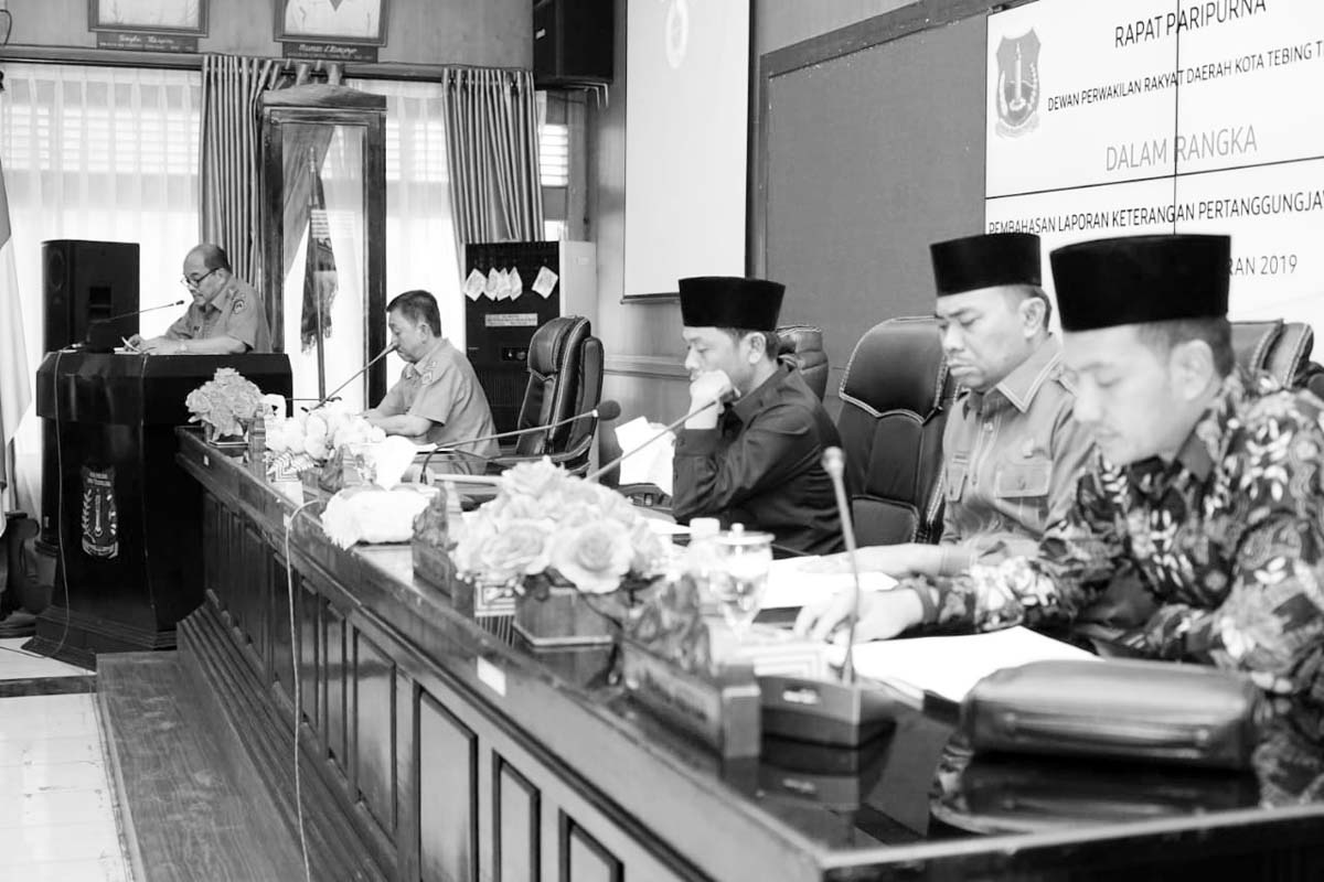 Walikota Sampaikan LKPj Tebingtinggi 2019, Tingkat Pertumbuhan Ekonomi 5,7 Persen