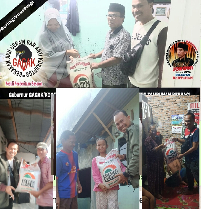 Peduli Masyarakat Ditengah Covid 19, Kornas Relawan Bertuhan Door To Door Bantu Masyarakat