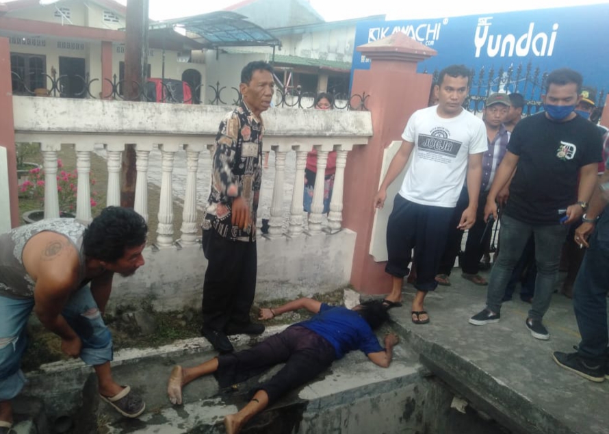 Warga Perjuangan Geger Ada Temukan Sosok Mayat di Parit