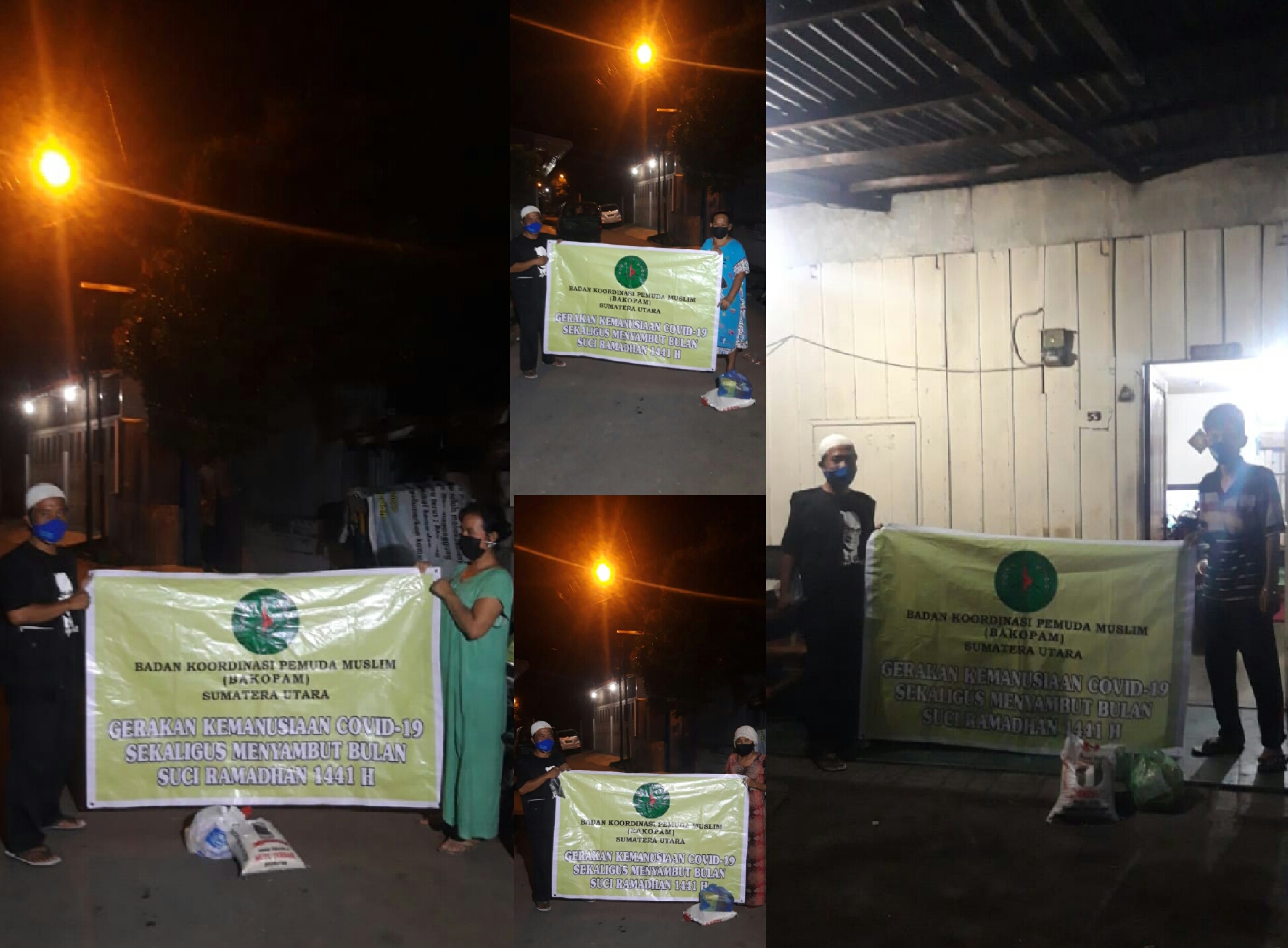 Bakopam Sumut Kembali Berbagi Sembako Kaum Dhuafa