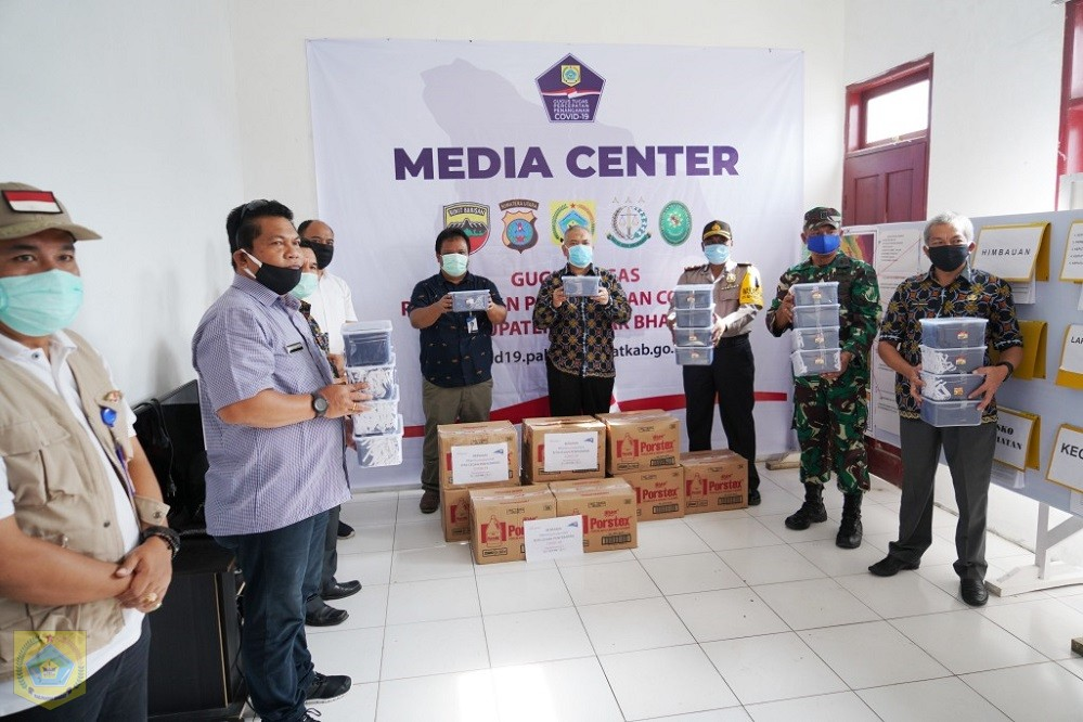 Bank Sumut Capem Salak Peduli Covid-19