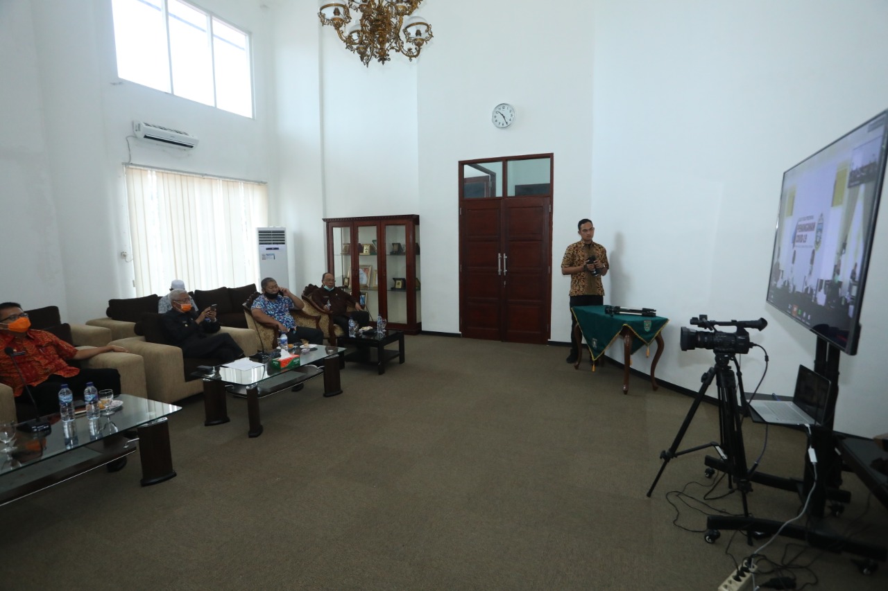 Bupati Asahan Ikuti Musrenbang RKPD Provsu Tahun 2021 Dengan Kemendagri