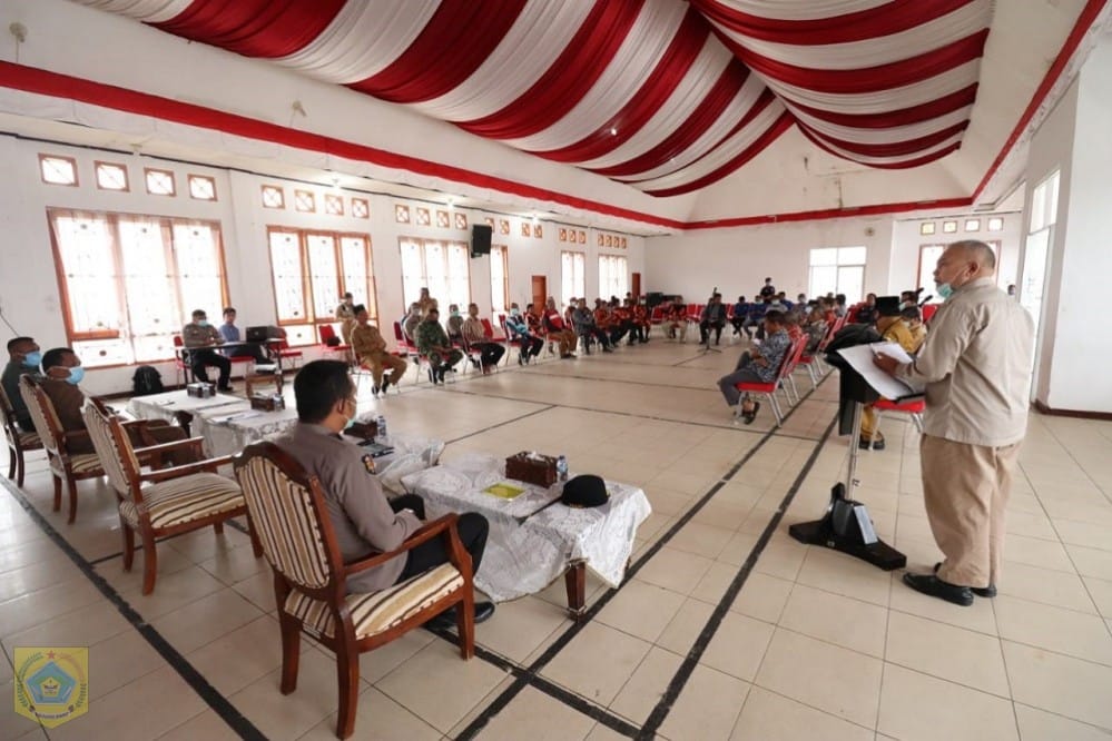 Pemkab.Pakpak Bharat Sosialisasikan PP NO 21 Tahun 2020 Tentang PSBB