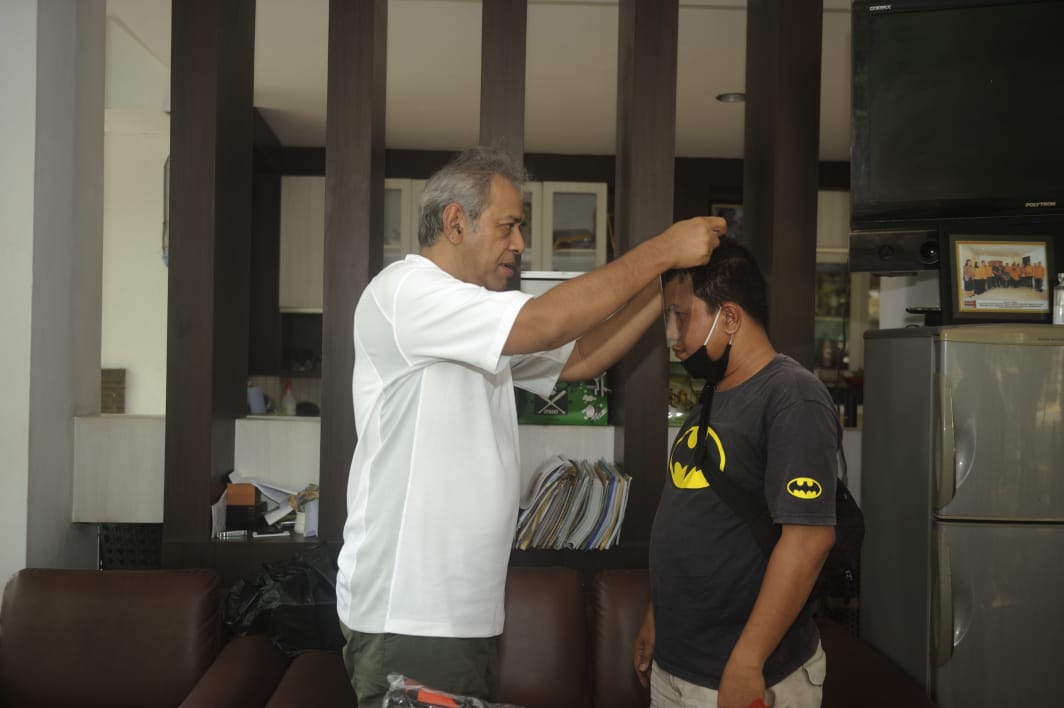 PP Sumut Bagikan Masker, Kodrat Shah : Kalau Gak Penting Jurnalis Gak Usah Kumpul