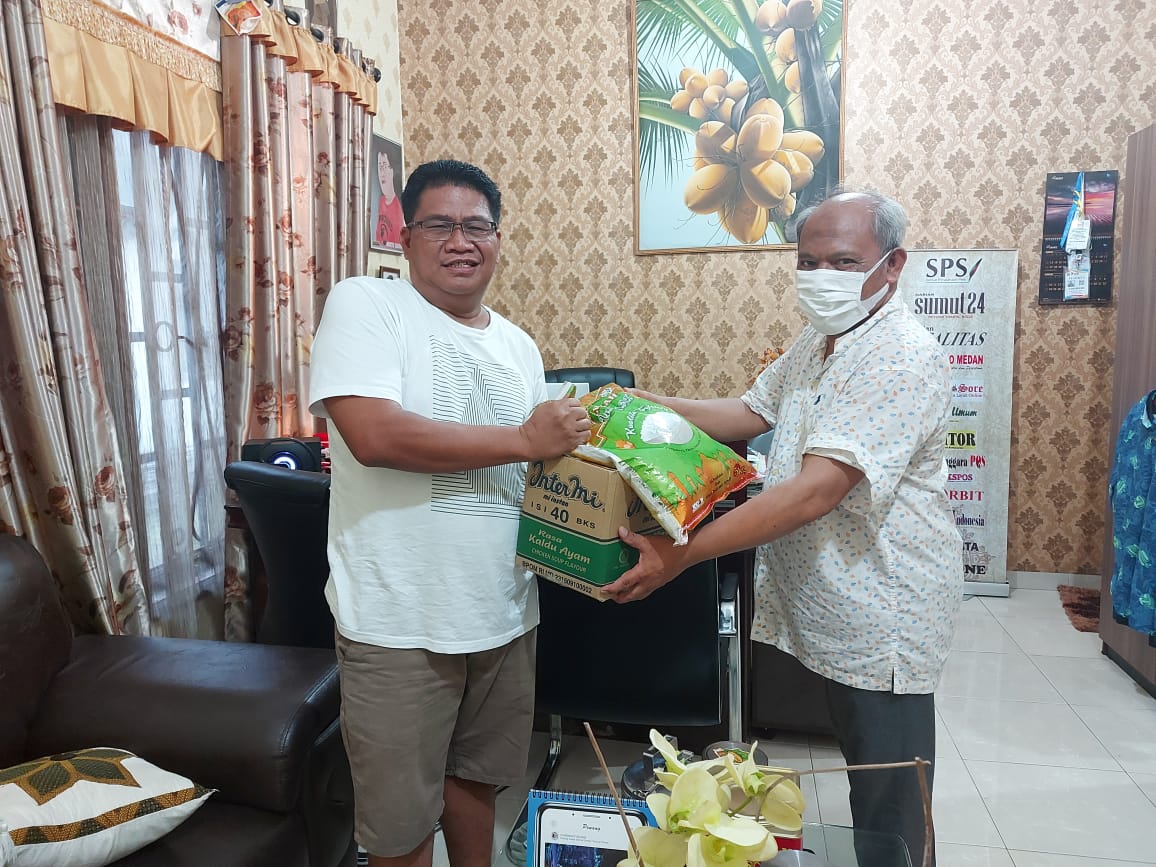 Ketua SMSI Sumut Bersilaturrahmi dengan Penasihat Organisasi,  Pemerintah Merespon Usulan Media 