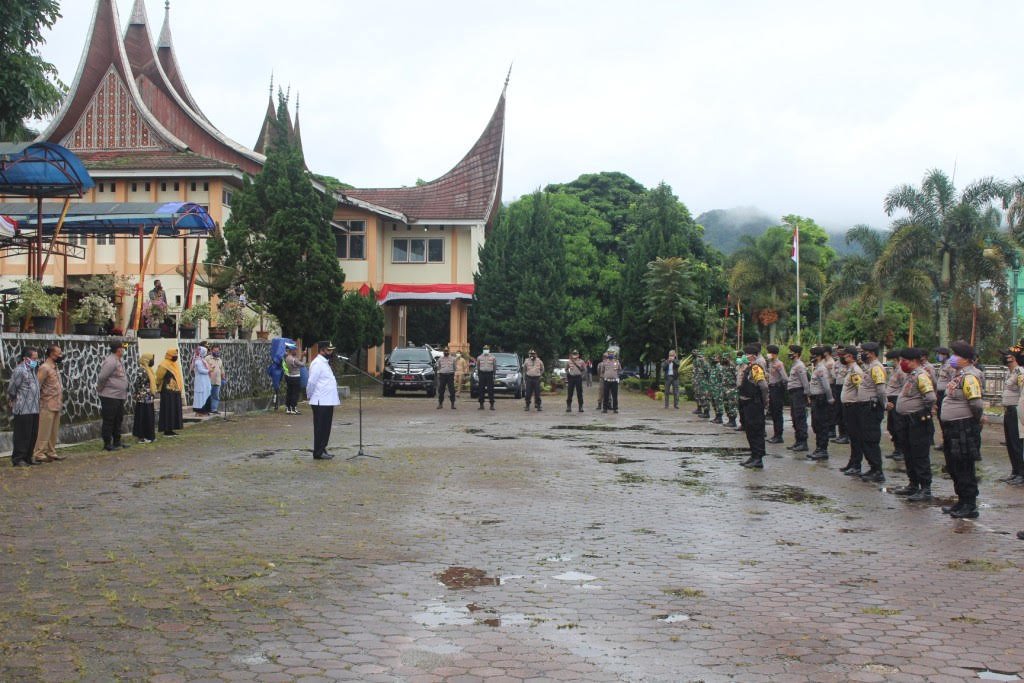 Bupati Solok Gelar Apel Pelaksanaan PSBB