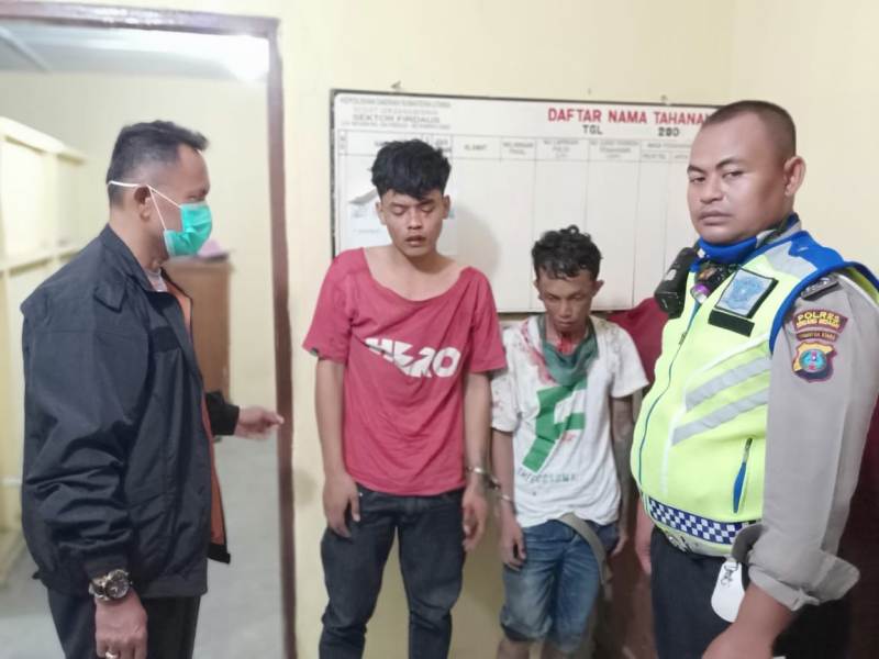 Di Sergai Dua Pelaku Begal Nyaris Diamuk Massa