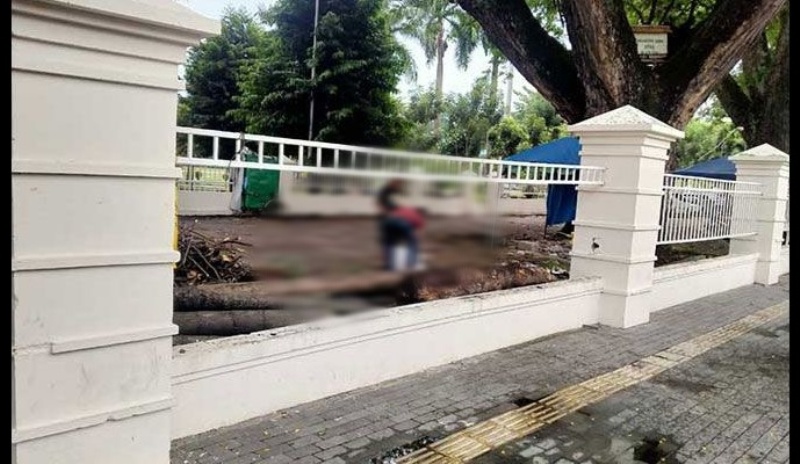 Pagar Besi Lapangan Merdeka Medan Diduga Diembat Kawanan Maling - Kompol Afdhal Junaidi : Disinyalir Adanya Keterlibatan Orang Dalam