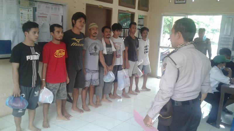 13 Tahanan Polres Sergai Dititipkan ke Polsek Teluk Mengkudu dan Dolok Masihul - Cegah Penyebaran Covid-19