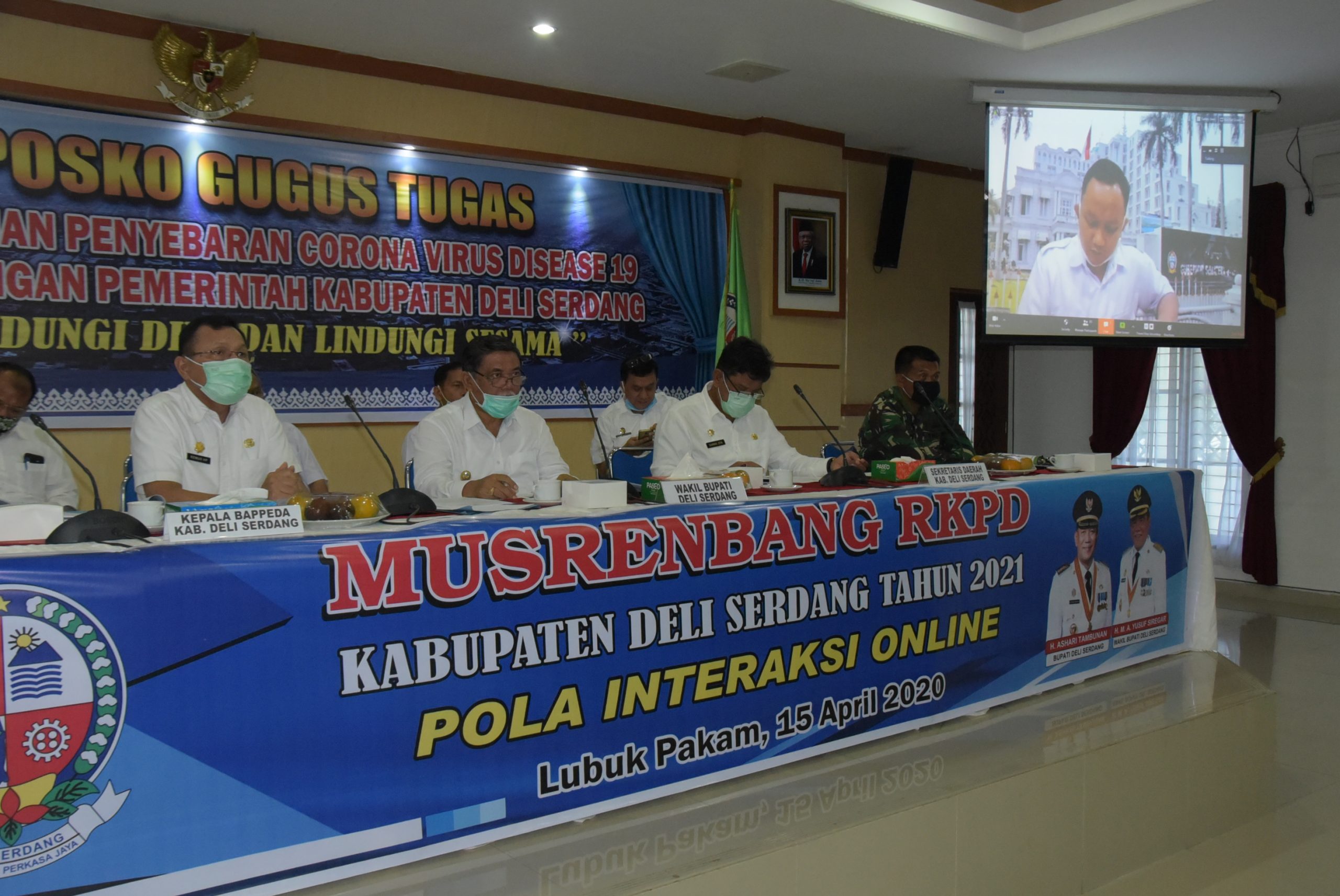 Pemkab Deli Serdang Gelar Musrenbang RKPD 2021 Melalui Video Conference