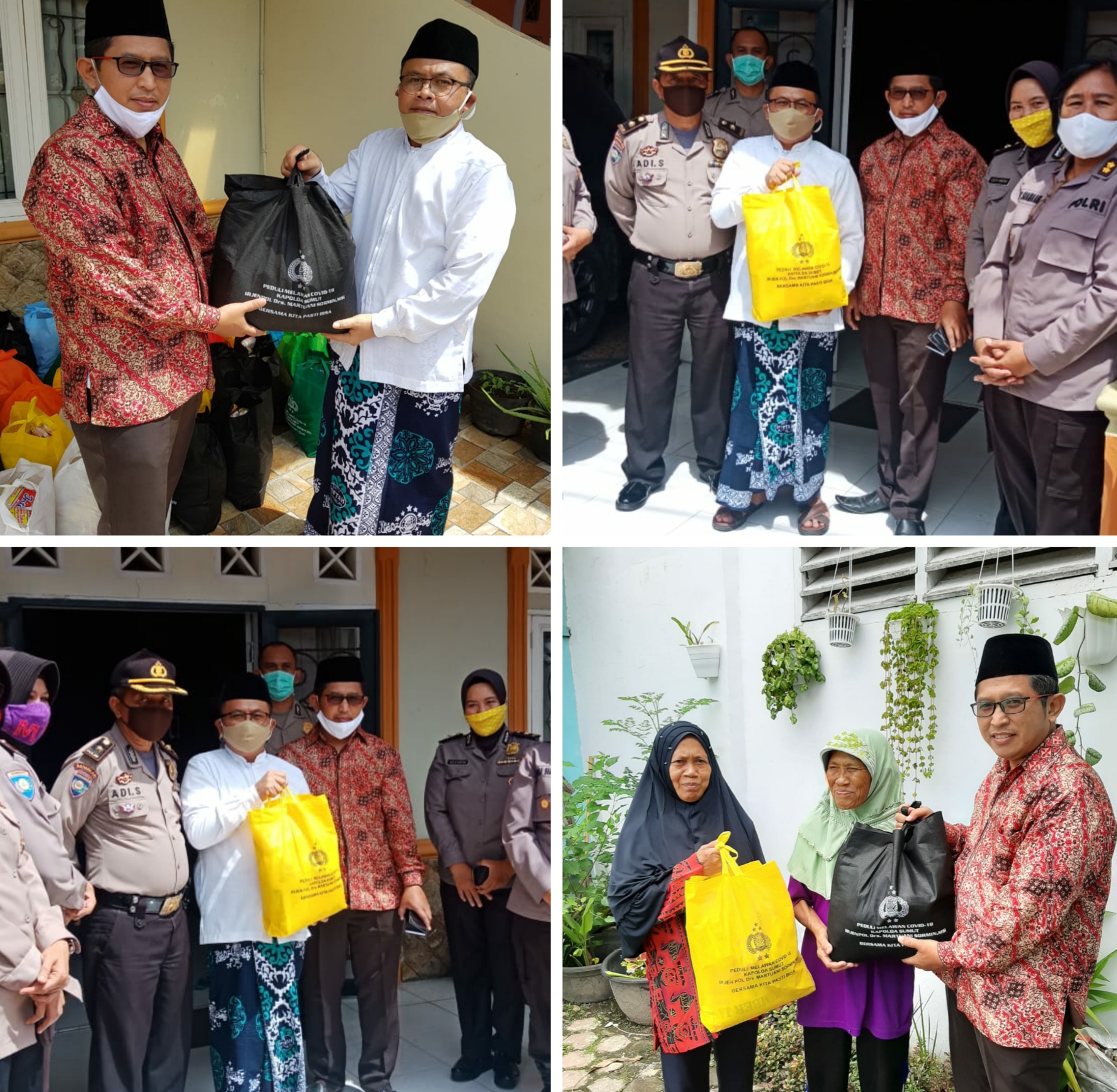 Gema Santri Nusa Dapat Sembako Dari Poldasu