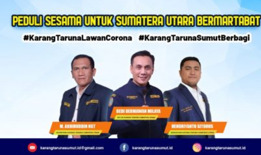 Jelang Idul Fitri Karang Taruna Kembali Bagikan Masker, Dedi Dermawan : 