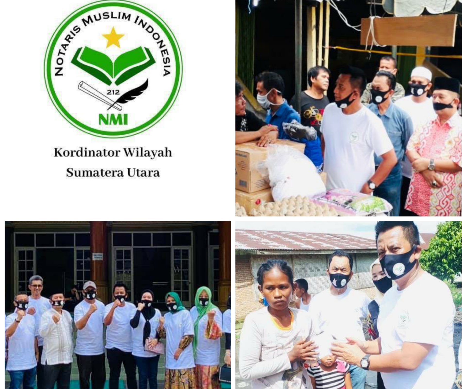 NMI Bantu Korban Kebakaran, H Bandhy : Sabar, Berusaha Agar Bisa Bangkit