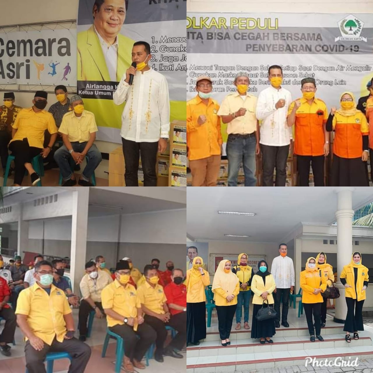 Pandemi Corona, Ijeck Kader Golkar Bagikan 4000 Paket Sembako Pribadi Untuk 33 Kab/Kota