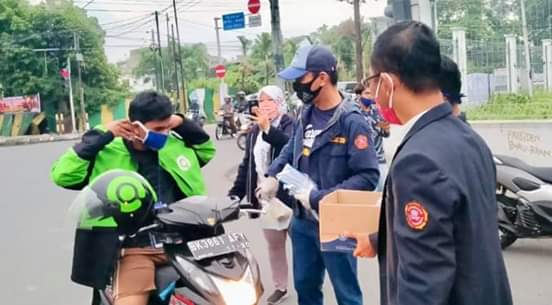 Karang Taruna Sumut Kembali Berbagi 1000 Masker dan 500 Takjil