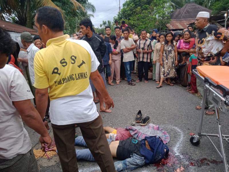 Diduga Korban Tabrak Lari di Barumun Merenggut 2 Korban 1 Luka Ringan