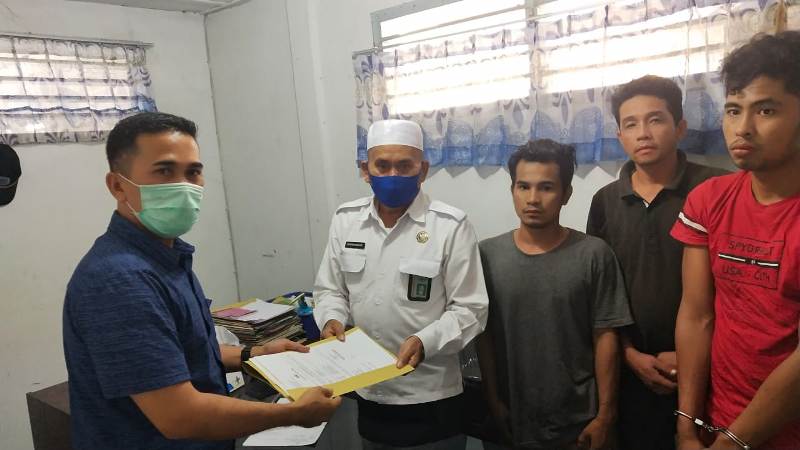 Tiga Warga Diserahkan ke BNNK Tapsel Untuk Rehabilitasi, Positif Konsumsi Narkoba