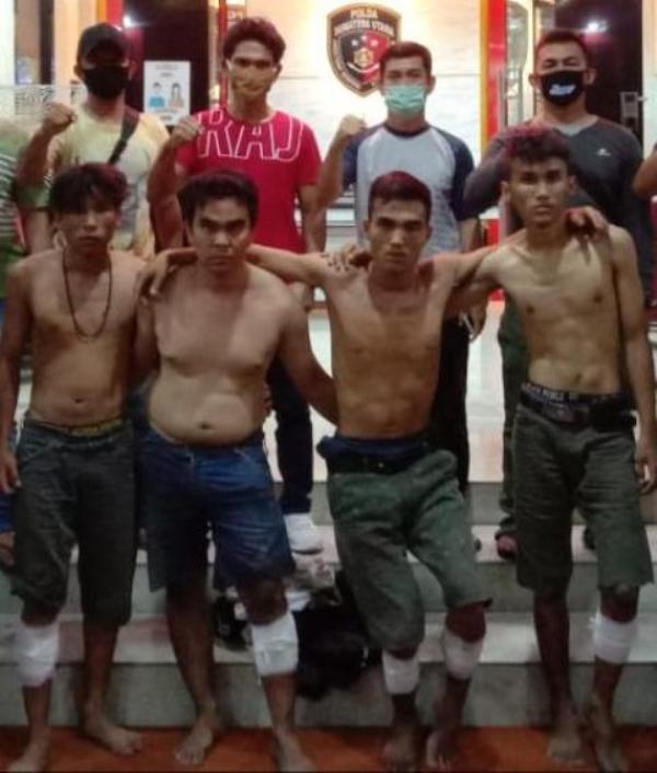 Tim Gabungan Jatanras Polda Sumut Tembak 4 Begal Sadis di Medan