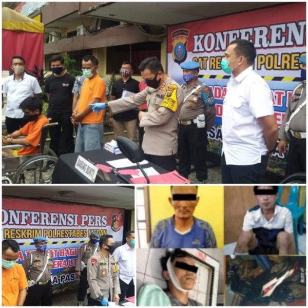 Polrestabes Medan Ungkap Kasus Begal di Desa Medan Estate - Satu Pelaku Tewas Ditembak Dua Rekanya Diamankan