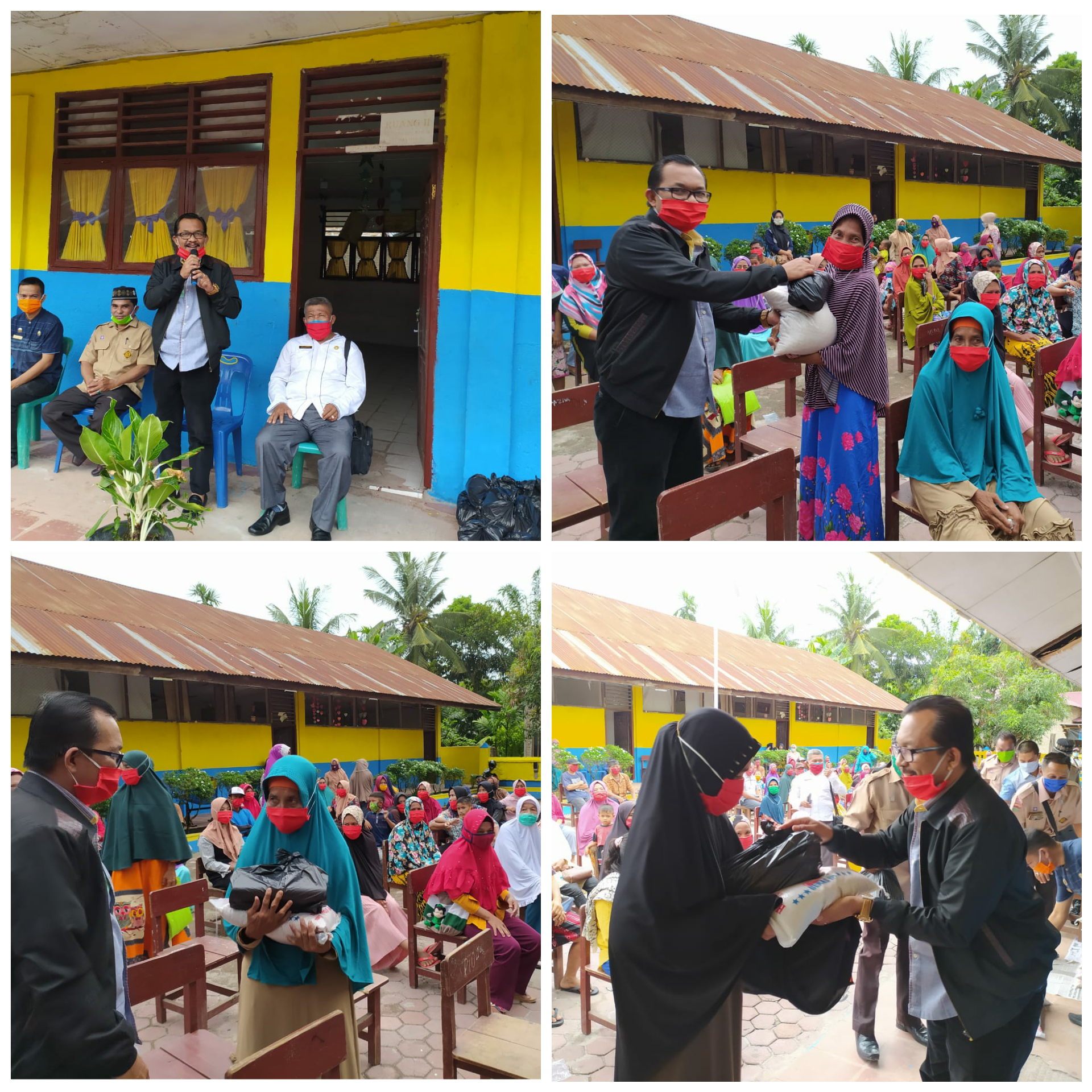 Kadisdik Batu Bara, Ilyas Sitorus : Berbagi,  Membantu Beban Saudara Kita, Terdampak Pandemi Corona