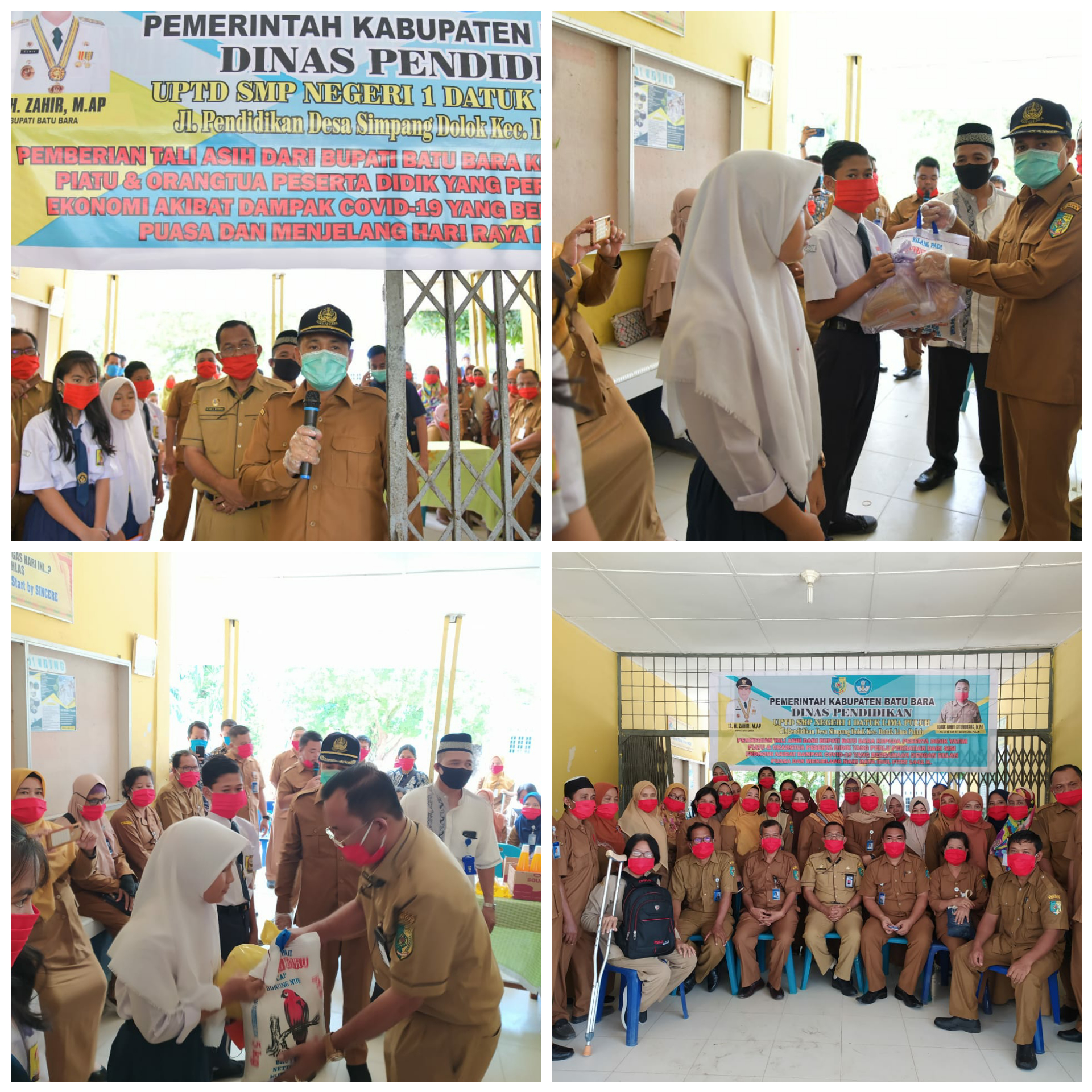 Bupati Zahir : Apresiasi Kadisdik Ilyas Lakukan Kegiatan Berbagi  Dengan Jajarannya