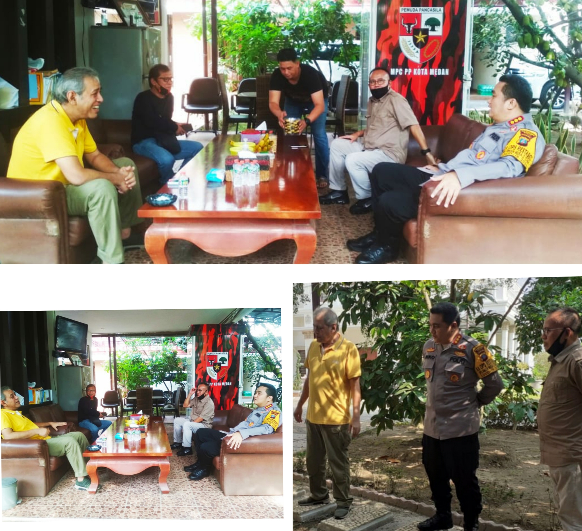 Jalin Silahturahmi, Kapolrestabes Medan Kombes Riko Bertandang ke Kediaman Kodrat Shah