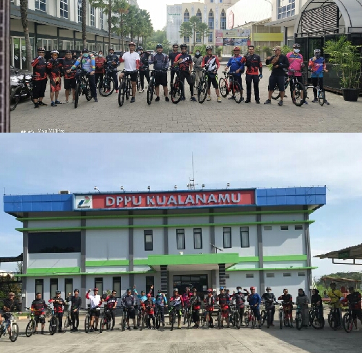 Tingkatkan Silaturrahmi, Team Gapura Angkasa Gelar Gowes persahabatan