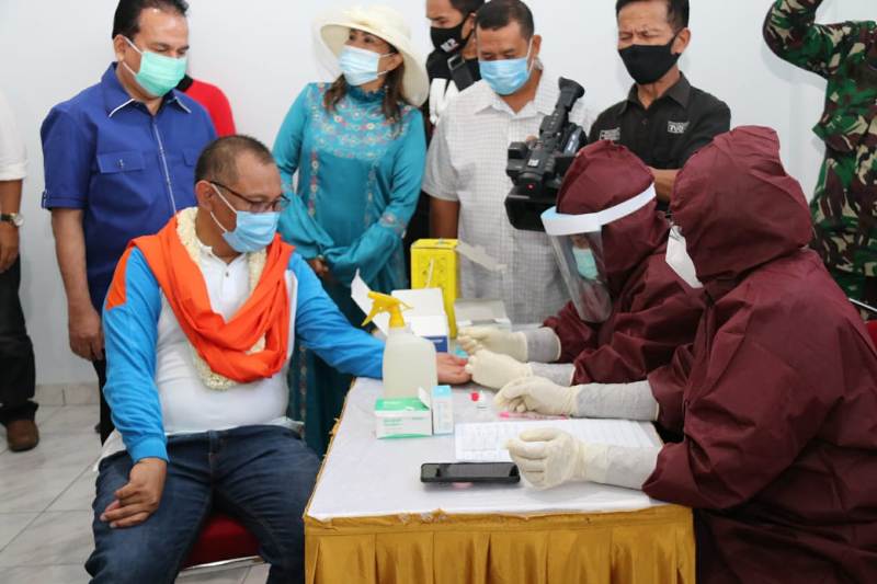 Akhyar Nasution Apresiasi Yayasan Missi Gurdwara Medan Gelar Rapid Test Massal