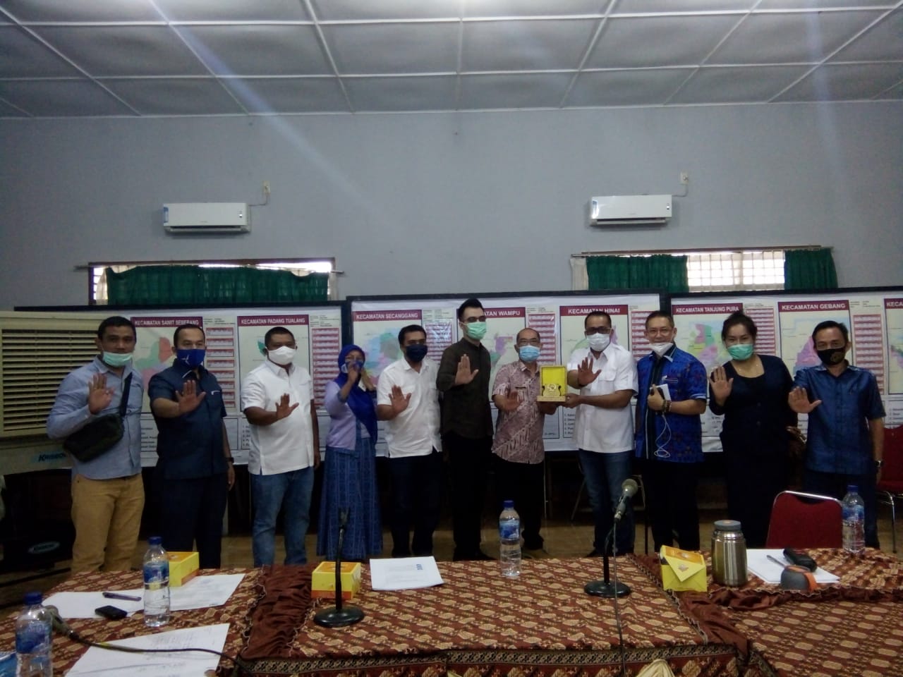 Dinkes Langkat Menerima Kunjungan DPRD Kota Medan