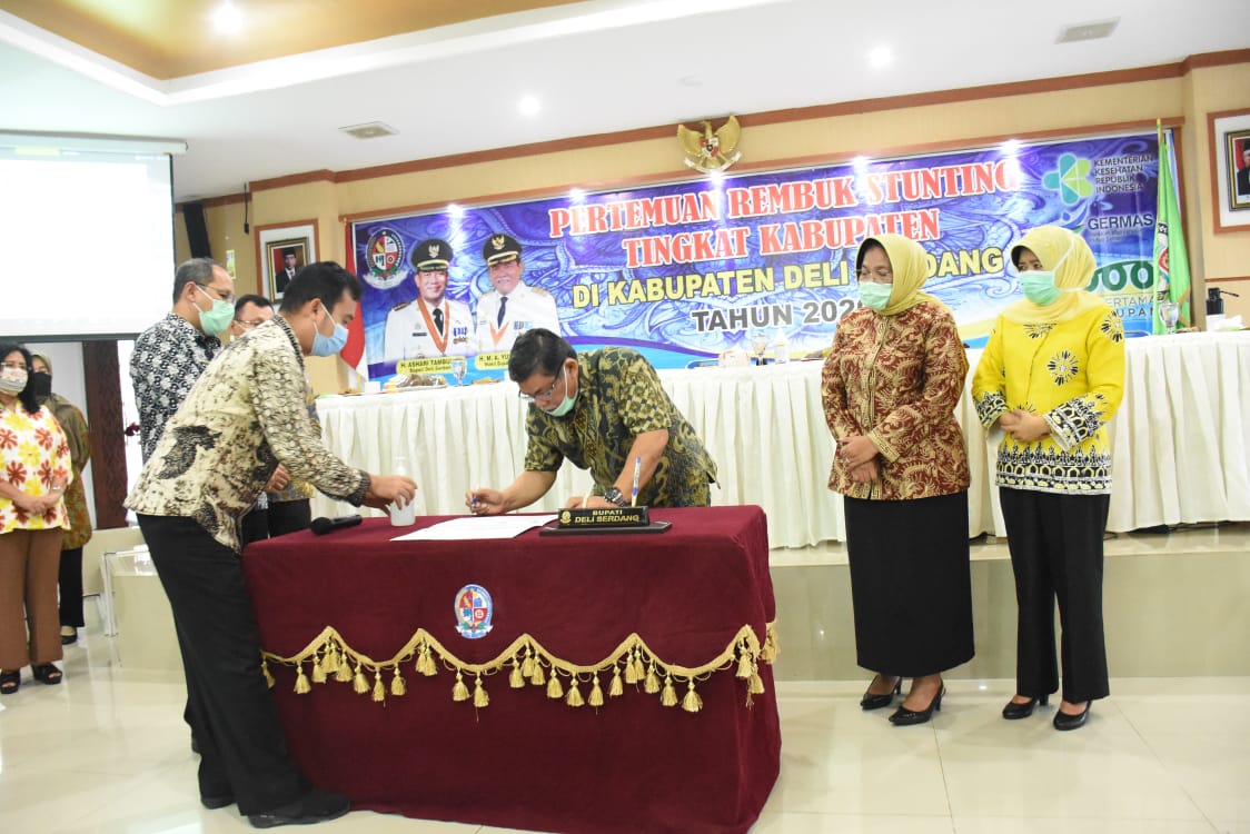 Pemkab DS Gelar Rembuk Stunting dan Komitmen Bersama