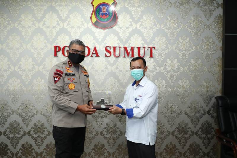 Kapolda Sumut Terima Kunjungan General Manager PT. Indonesia Power PLTU Sumut