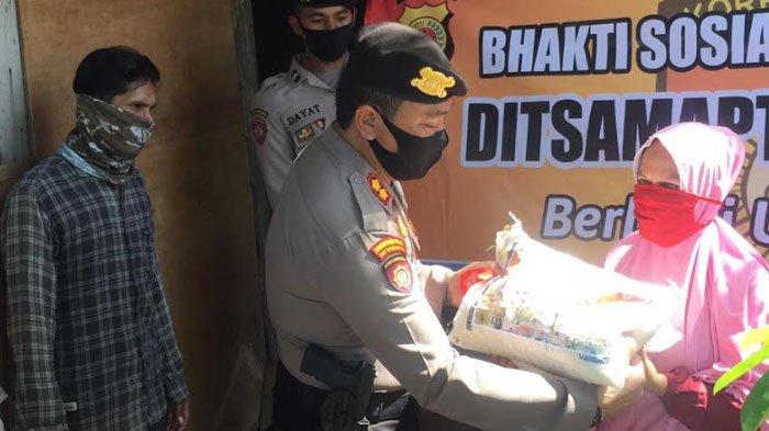 Ditsamapta Polda Aceh Gelar Baksos Peduli Covid-19