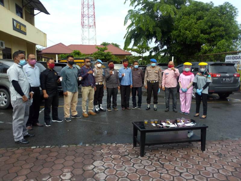 Gaktibplin Polresta Deli Serdang, Propam Cek Urine Personil Sat Intelkam