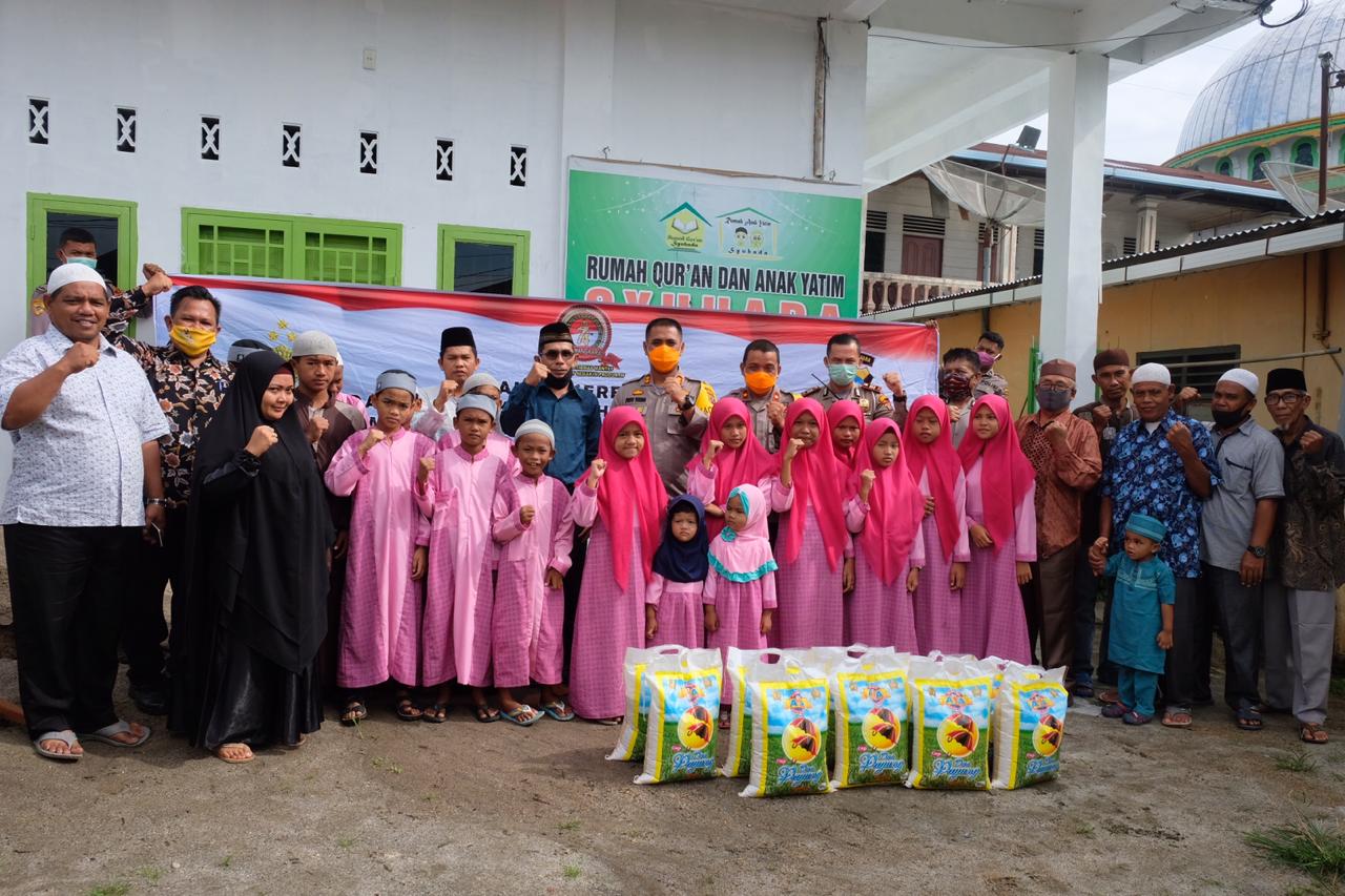 Kapolres Tanjungbalai Giat Sambang Salurkan Bantuan ke Panti Asuhan